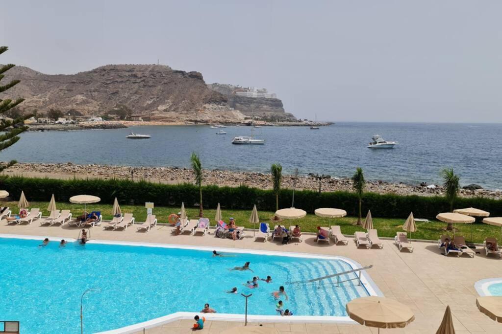 Oceanfront Deluxe-45M,Heated Pools,2Aircondition, 2Tv-65",Dishwasher,600Mb,Lift,Amadores View ! Плая дел Кура Екстериор снимка