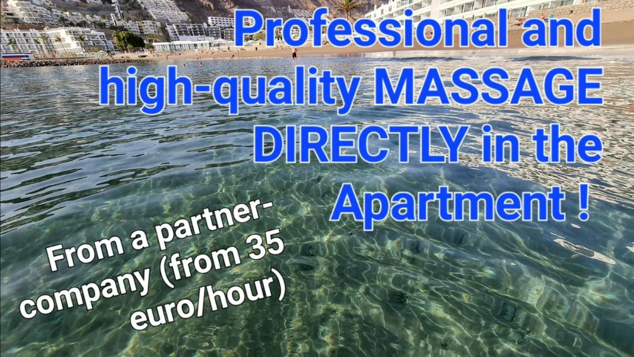 Oceanfront Deluxe-45M,Heated Pools,2Aircondition, 2Tv-65",Dishwasher,600Mb,Lift,Amadores View ! Плая дел Кура Екстериор снимка