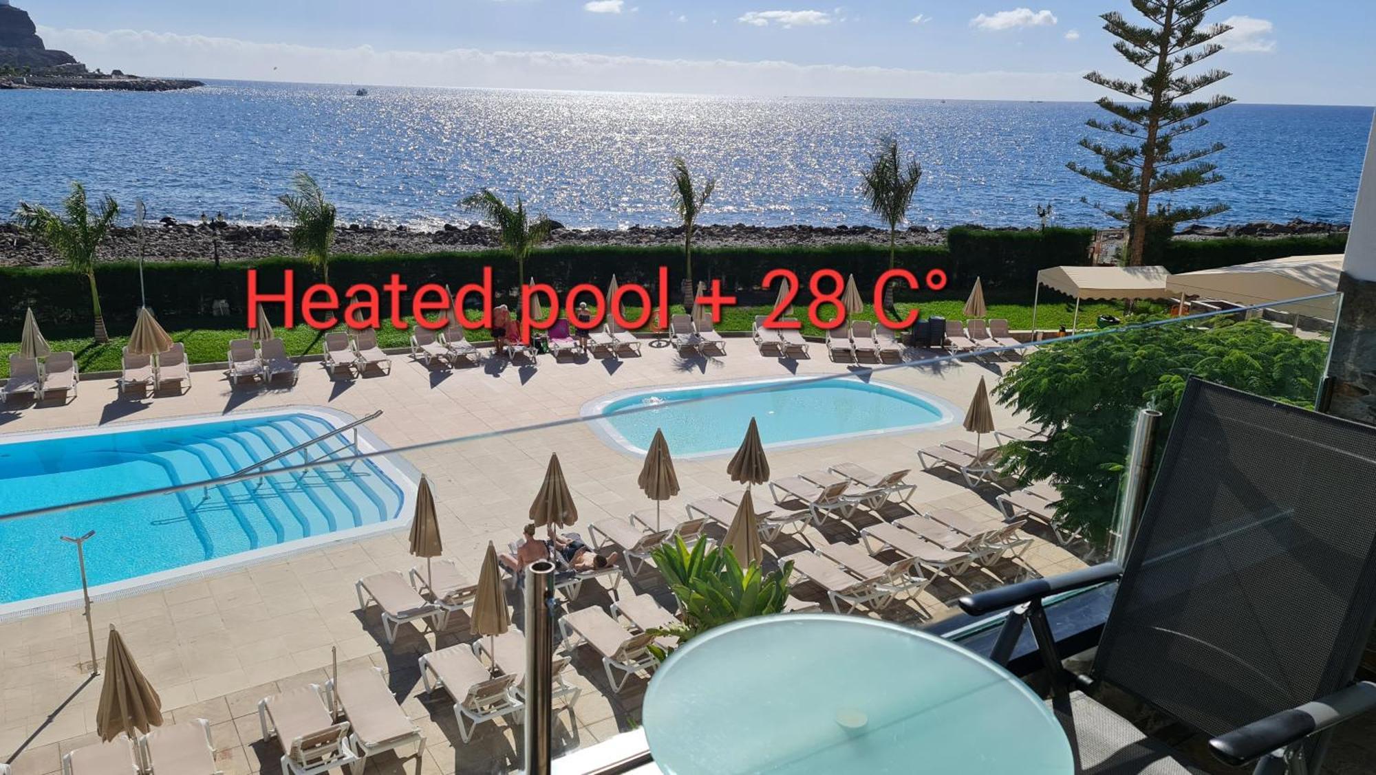 Oceanfront Deluxe-45M,Heated Pools,2Aircondition, 2Tv-65",Dishwasher,600Mb,Lift,Amadores View ! Плая дел Кура Екстериор снимка